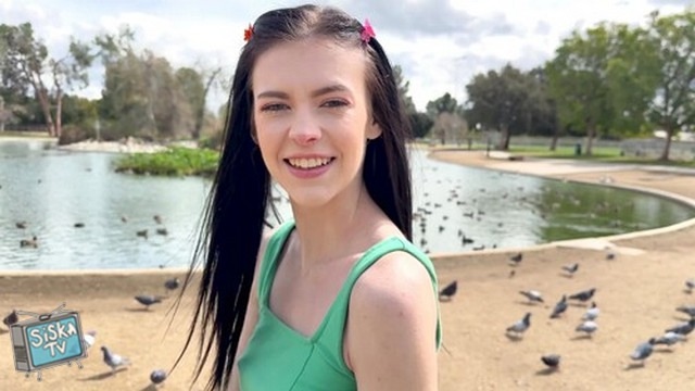 Bella Nova - Skinny Teen Bella Nova Shows Us Her Pussy Grip - BangRealTeens