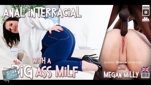 Megan Milly - Megan Milly is a British big ass curvy MILF that loves big black cocks anal fucking her ass