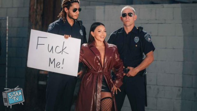 Brandy Salazar - Double Booked! You Gonna Fuck Me, Officers - BrazzersExxtra