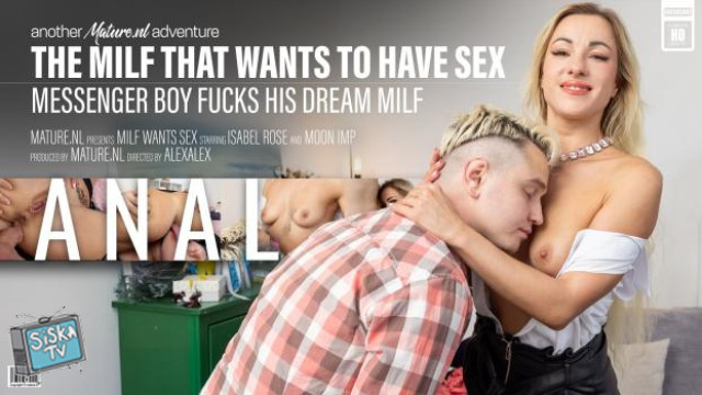 Isabel Rose - The MILF That Wants to Have Anal Sex – Isabel Rose And the Young Messenger