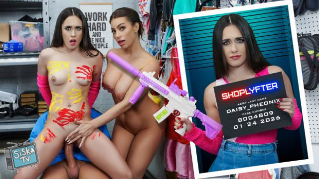 Koda Monroe, Daisy Pheonix - Case No. 8004809 The Paintball Thief (Koda Monroe Debut)