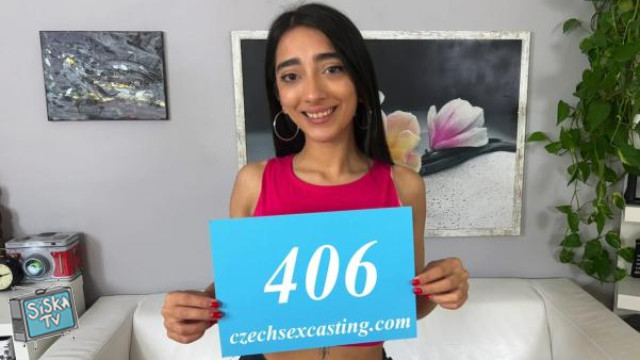 Lunita Galactica - Horny Latina is casting out her pussy E406