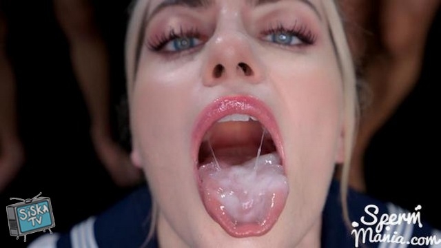 Emily Belle - Swallows Tons Of Thick White Cumshots 383