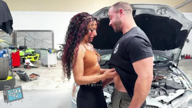 Melissa - Melissa, sodomized in a garage!