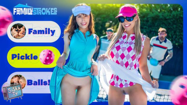 Krystal Palmer, Bunny Madison - Labour Day Pickleball Shootout: Real Champs Know How to Handle Their Stepbros