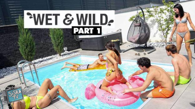Mia Trejsi, Mini Mitzix, Linda Caprice - Wet And Wild Pool Party part 1