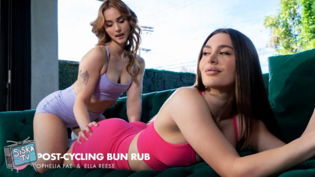 Ella Reese, Ophelia Fae - Post Cycling Bun Rub