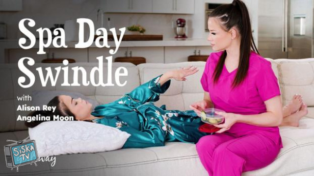 Alison Rey, Angelina Moon - Spa Day Swindle