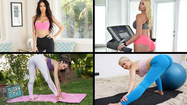 Jenna Noelle, Aila Donovan, Chloe Amour, Vanessa Cage - Fit MILFs Compilation