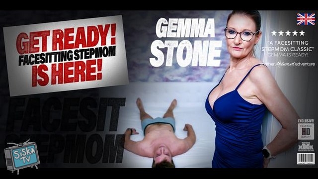 Gemma Stone - MILF Gemma Stone has a facesitting fetish affair with her pussy and ass craving stepson