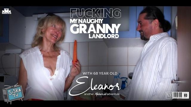 Eleanor - Lucky to fuck my skinny 68 year old granny landlord Eleanor in her house when her husband just left