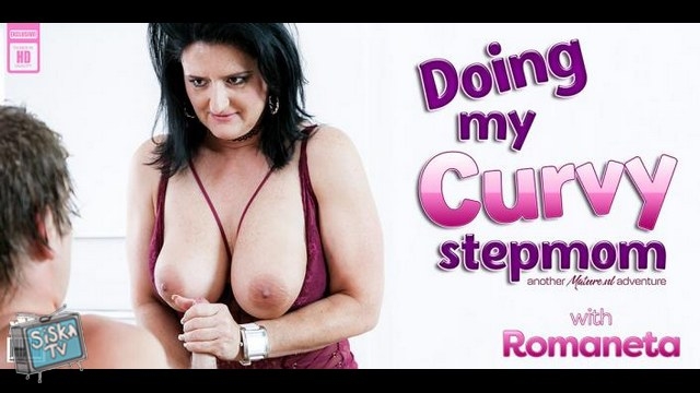Romaneta - Curvy Romanetta is having a hardcore sex affair with her always horny stepson