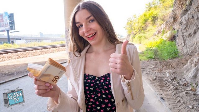 Arina Shy - Shy and Tight Outdoor Fuck