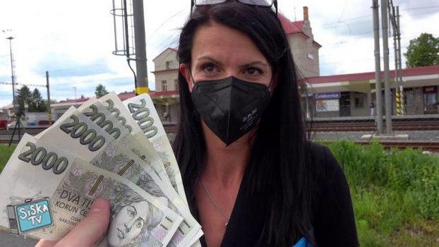 Czech Streets - MILF Walking On Public With Vibrator E129