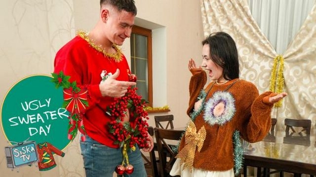 Rihanna Black - Ugly Christmas Sweater Day
