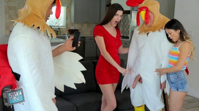 Fiona Frost, Lulu Chu - My Swap Dad And Brother Are Real Cocks