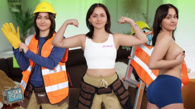 Angel Cake - This is No Place for a Woman, But My Tomboy Stepdaughter Can Earn My Respect With Her Pussy