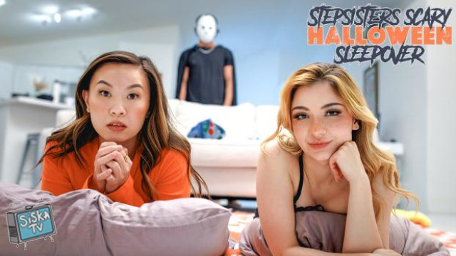 Demi Hawks, Kimmy Kimm - Stepsisters Scary Halloween Sleepover