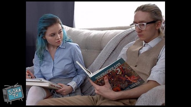 Rebecca Nikson - Blue Haired Teeny Fucked Gently