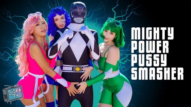 Laney Grey, Bianca Bangs, Khloe Kingsley - Mighty Power Pussy Smashers