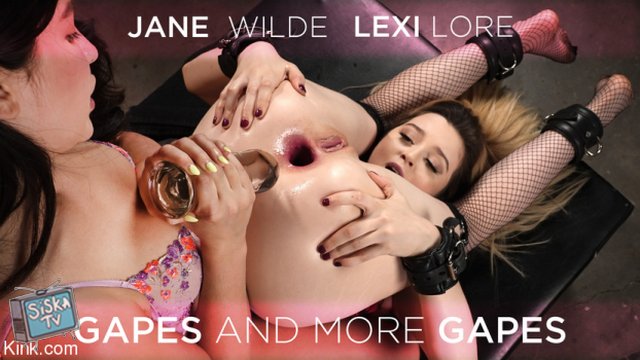 Lexi Lore, Jane Wilde - Gapes and More Gapes: Jane Wilde and Lexi Lore
